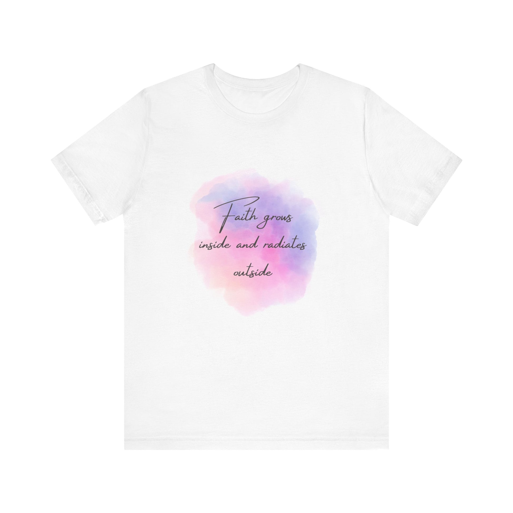 Inspirational Faith Growth Tee - Unisex Short Sleeve Shirt