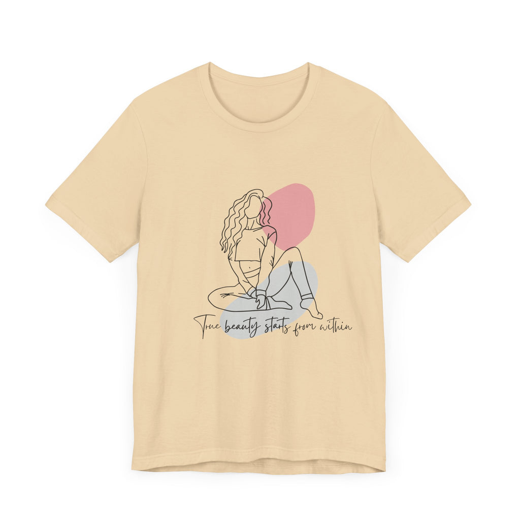 Inspirational Beauty Quote Unisex Jersey Tee