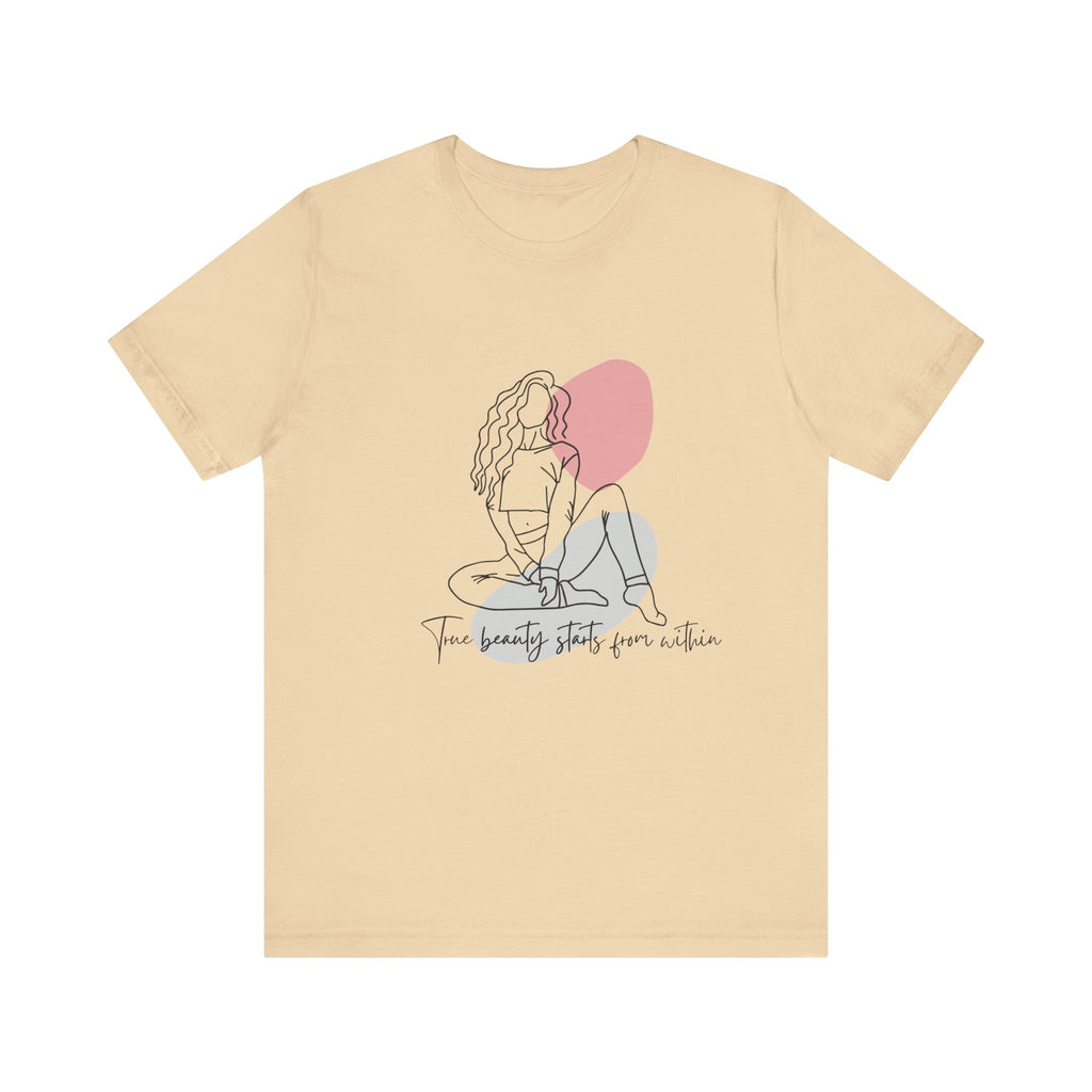 Inspirational Beauty Quote Unisex Jersey Tee