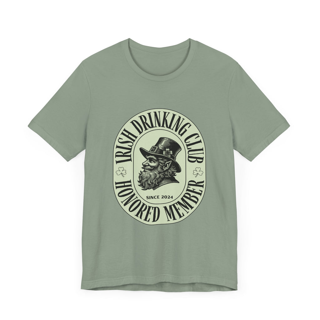 Honored Member Tee - Irish Drinking Club Unisex Short Sleeve T-Shirt